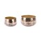 Antique Gold Hammered Pot Set | Aluminum Decorative Bowls-KE241943